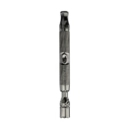 Steel-colored DynaVap M7 XL assembled vaporizer, optimized for battery-free portable dry herb vaping with a sleek, durable design.