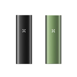 New Pax Mini vaporizer - Onyx and Greenstone color options show against each other