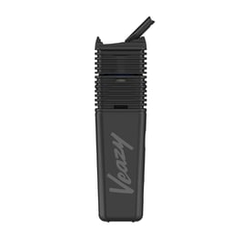 Veazy vaporizer front view in black